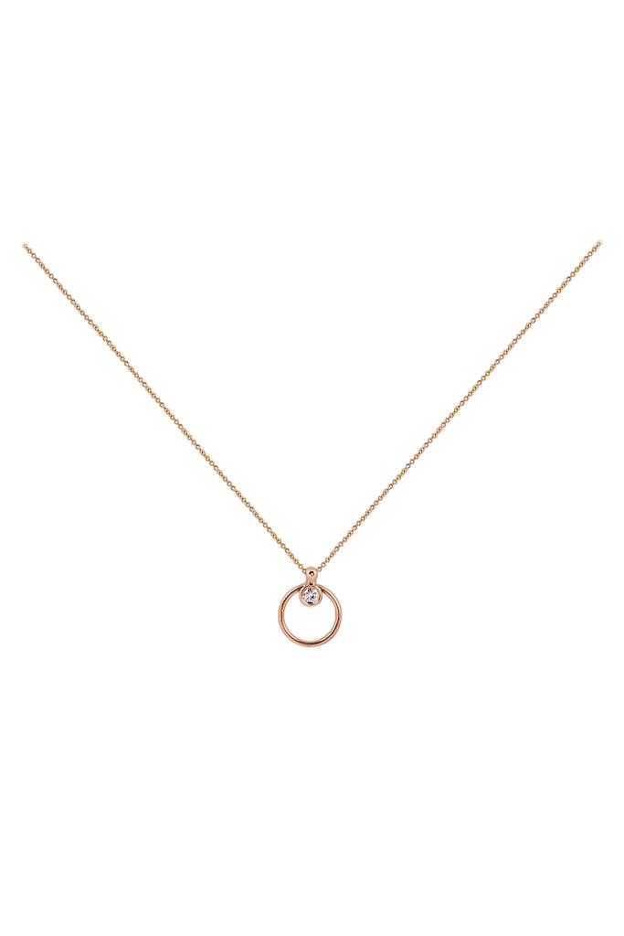 O Love Diamond Necklace-Necklaces-Nari Fine Jewels-Nari Fine Jewels