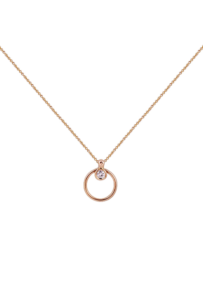 O Love Diamond Necklace-Necklaces-Nari Fine Jewels-Nari Fine Jewels