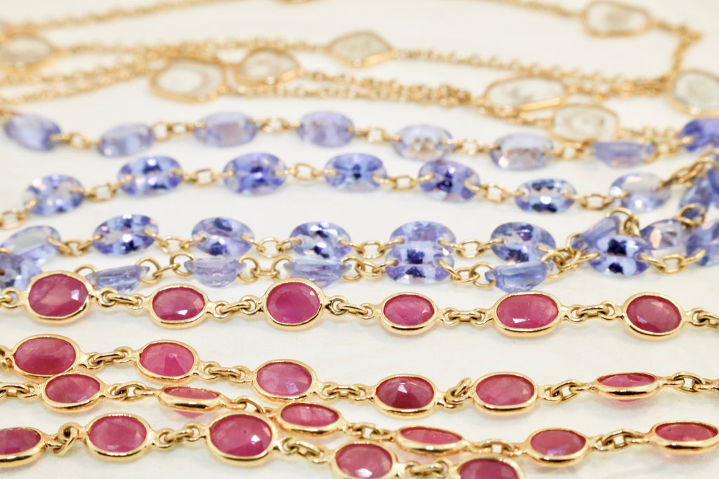 Nura Ruby Bezel Necklace-Necklaces-Nari Fine Jewels-Nari Fine Jewels