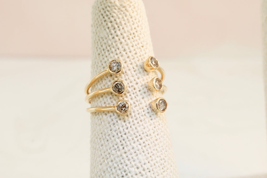 Kiss Colored Diamond Ring-Rings-Nari Fine Jewels-Nari Fine Jewels