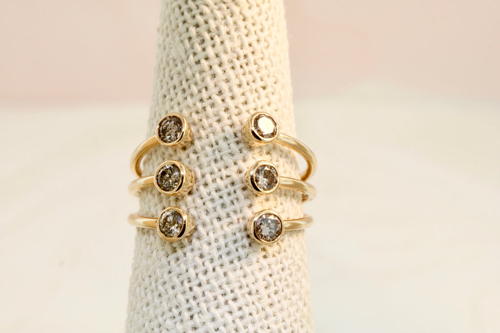 Kiss Colored Diamond Ring-Rings-Nari Fine Jewels-Nari Fine Jewels