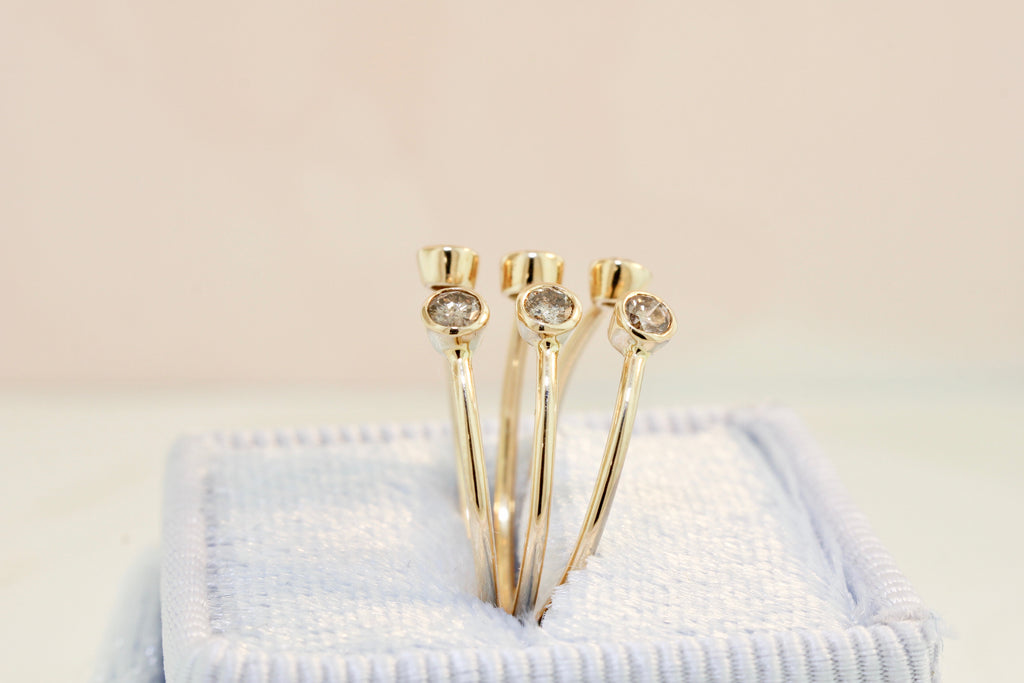 Kiss Colored Diamond Ring-Rings-Nari Fine Jewels-Nari Fine Jewels