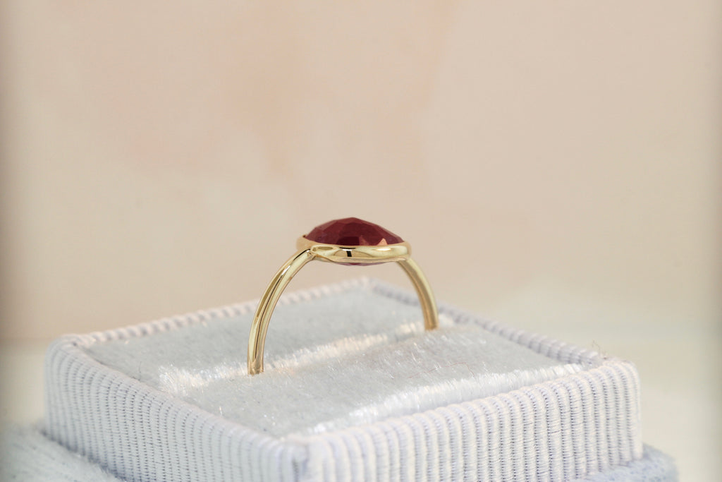 Jolie Ruby Solitaire Ring-Rings-Nari Fine Jewels-Nari Fine Jewels