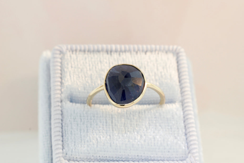 Jolie Sapphire Solitaire Ring-Rings-Nari Fine Jewels-Nari Fine Jewels