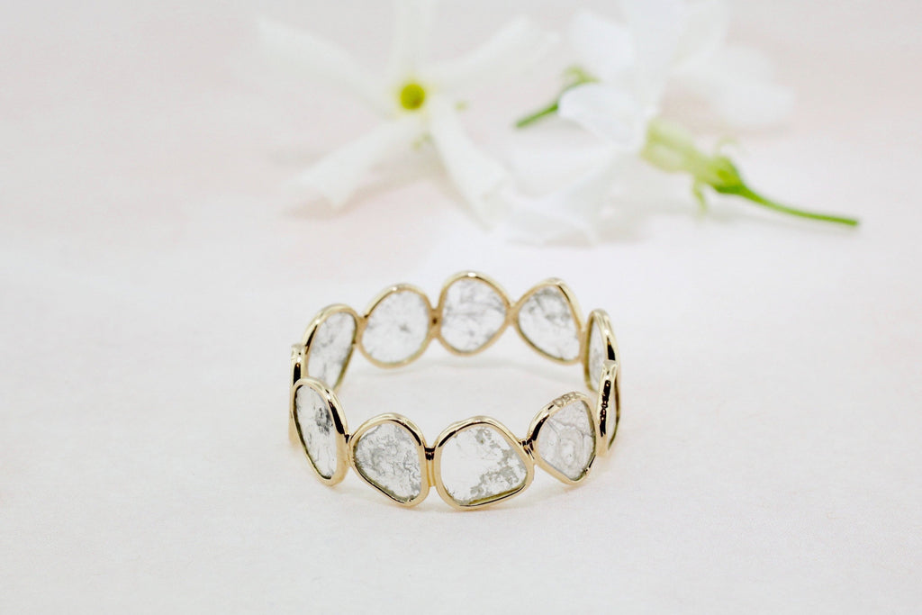 Aiyana Diamond Slice Eternity Ring-Rings-Nari Fine Jewels-Nari Fine Jewels