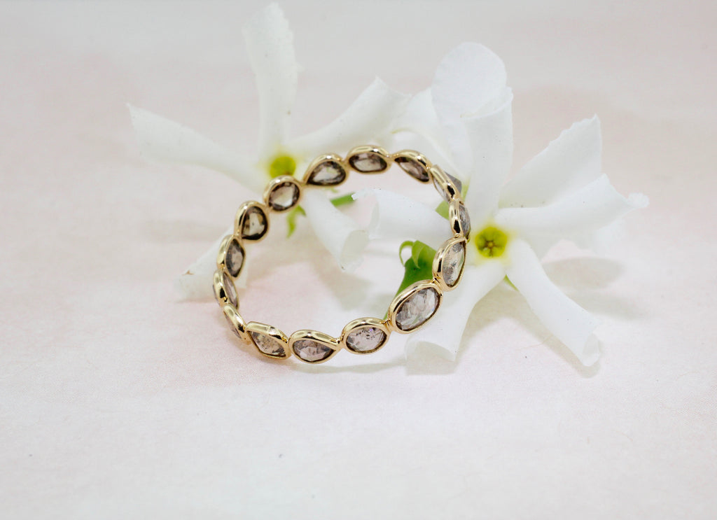 Aiyana Colored Diamond Skinny Eternity Ring-Rings-Nari Fine Jewels-Nari Fine Jewels