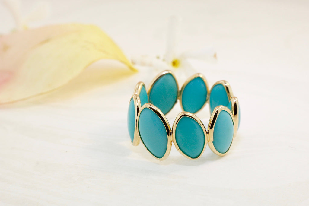 Aiyana Turquoise Marquise Eternity Ring-Rings-Nari Fine Jewels-Nari Fine Jewels