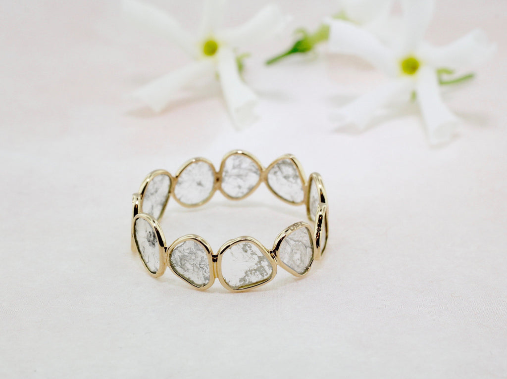 Aiyana Diamond Slice Eternity Ring-Rings-Nari Fine Jewels-Nari Fine Jewels