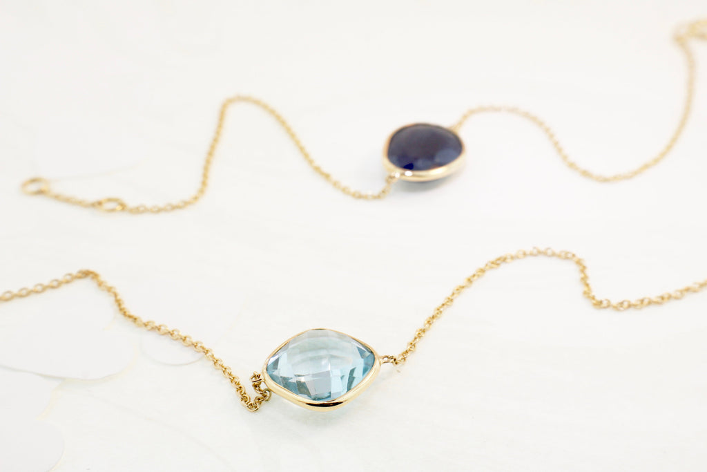 Dara Sapphire Solitaire Bracelet-Bracelets-Nari Fine Jewels-Nari Fine Jewels