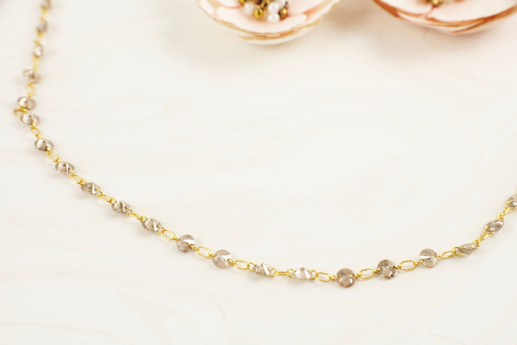 Raine Diamond Minimalist Floating Necklace-Necklaces-Nari Fine Jewels-Nari Fine Jewels