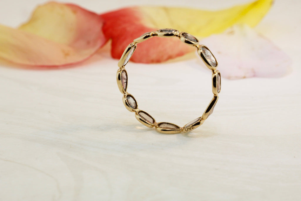 Aiyana Colored Diamond Eternity Ring-Rings-Nari Fine Jewels-Nari Fine Jewels