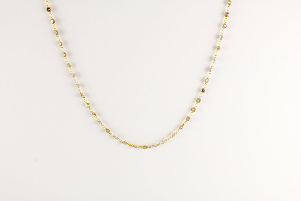 Raine Diamond Minimalist Floating Necklace-Necklaces-Nari Fine Jewels-Nari Fine Jewels
