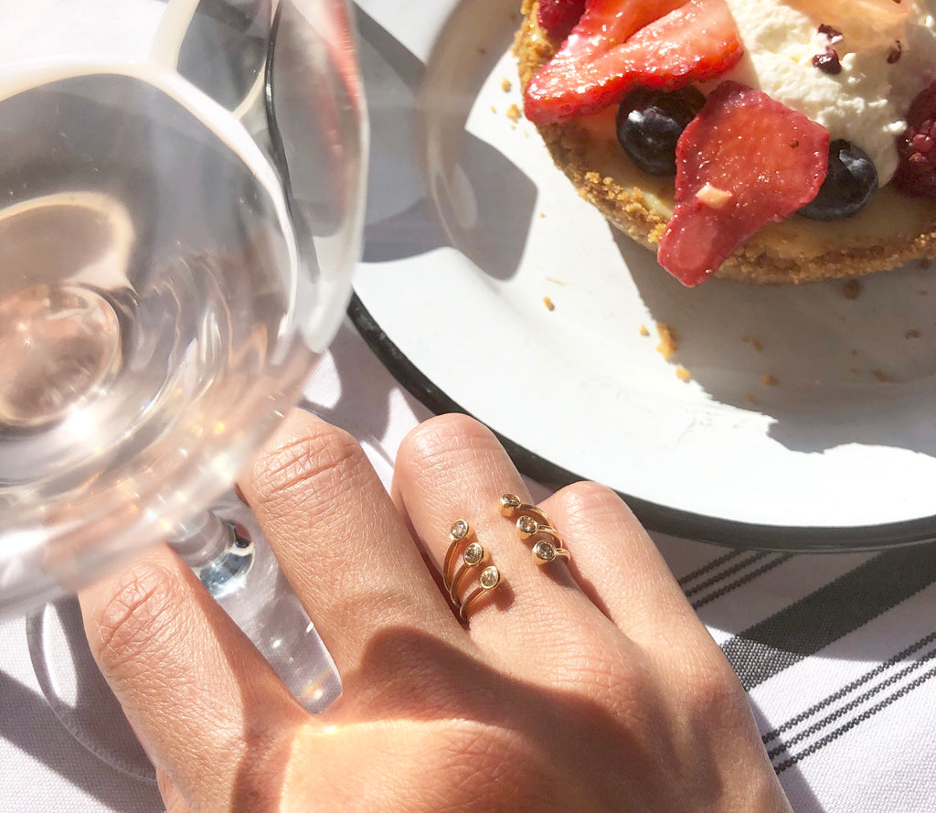 Kiss Colored Diamond Ring-Rings-Nari Fine Jewels-Nari Fine Jewels